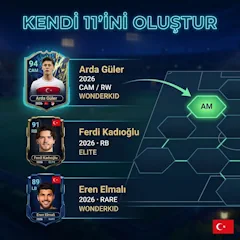 Kendi 11'ini Oluştur